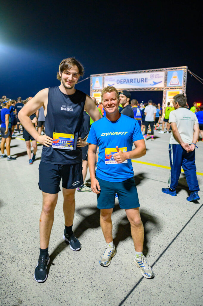 Ingeba beim Airport-Night-Run 2023