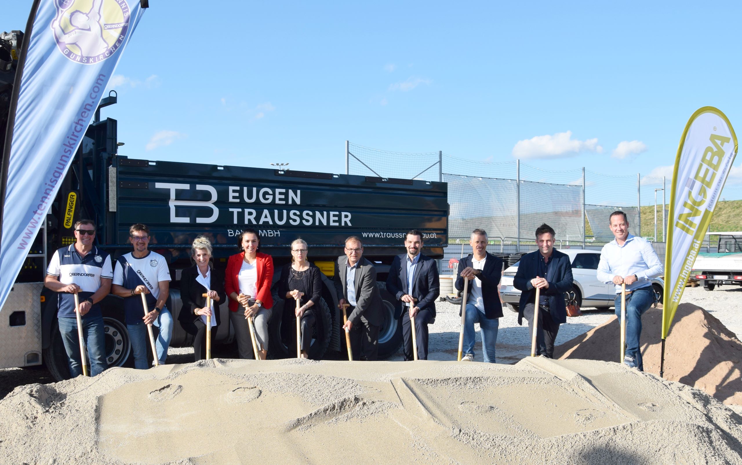 Spatenstich Tennisplatz Gunskirchen